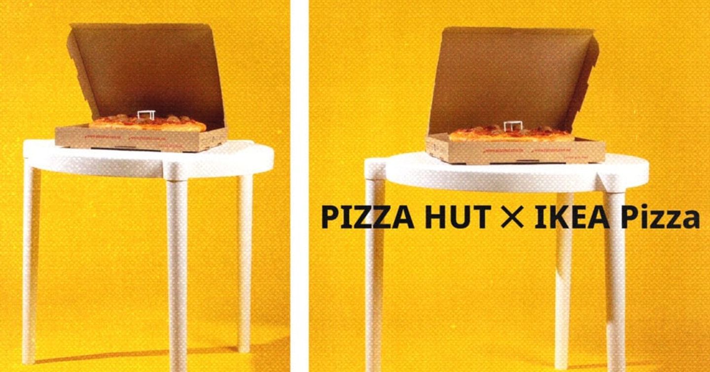 Pizza Hut kết hợp Ikea: Đưa bánh pizza vào cửa hàng nội thất