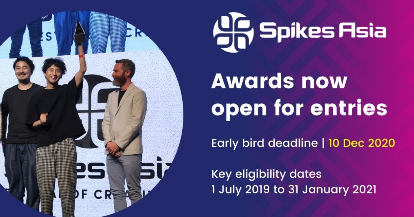 2021 Spikes Asia Awards open for entries