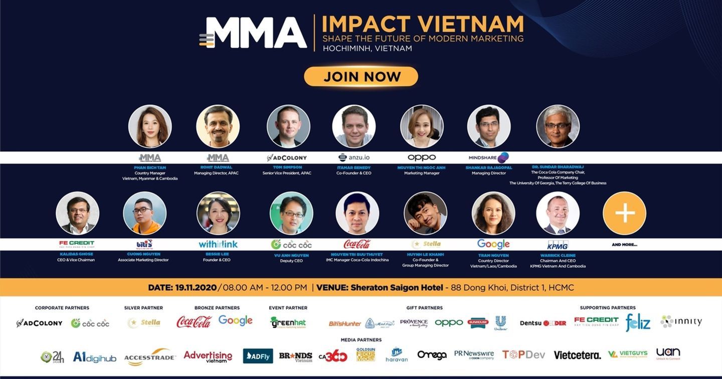 MMA Impact Việt Nam 2020 - Nơi các chuyên gia Mobile Marketing chia sẻ những bài học đắt giá